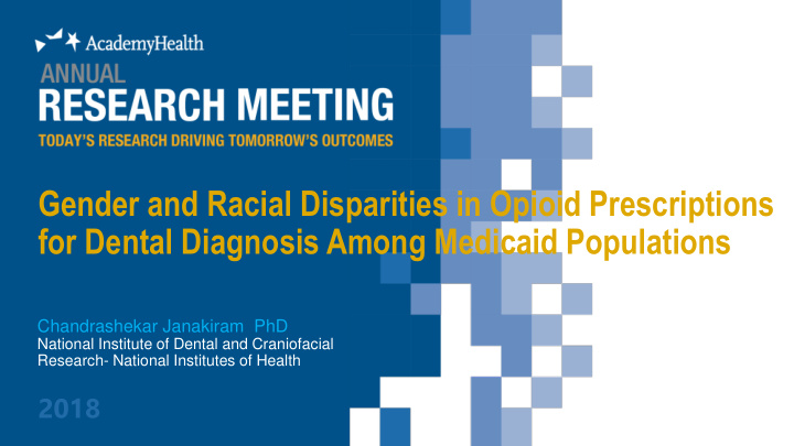 gender and racial disparities in opioid prescriptions