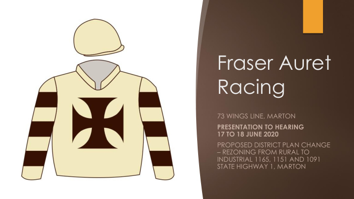 fraser auret racing