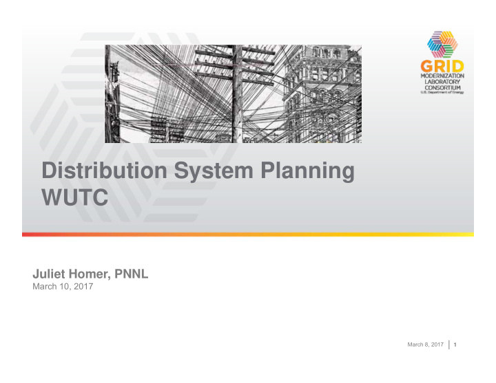 distribution system planning wutc