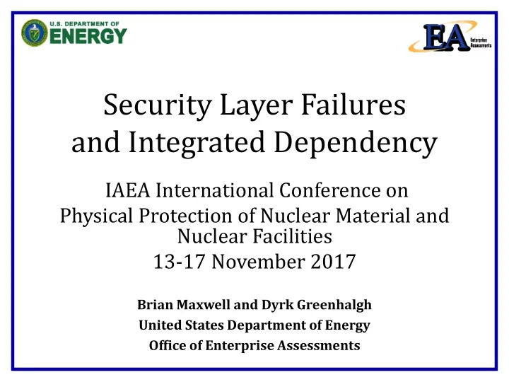 security layer failures
