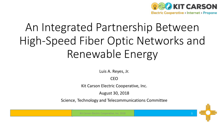 an integrated partnership between high speed fiber optic