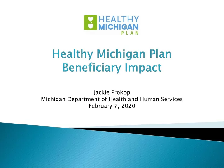 jackie prokop michigan department of health and human