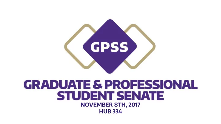 november 8th 2017 hub 334 call to order