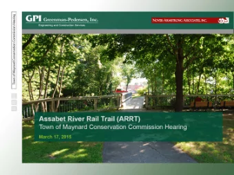 mile long segment of a multi-use recreational  trail.  Work includes;  Construction of paved