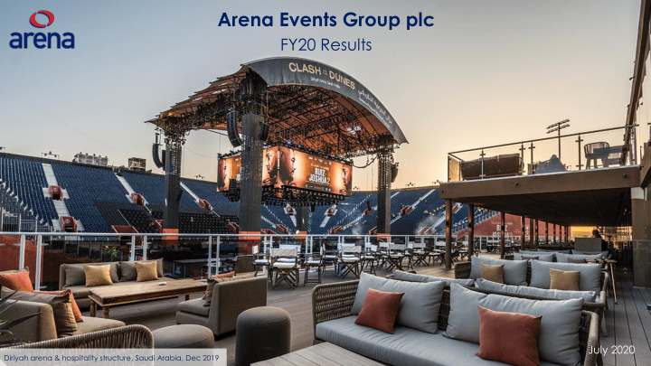 arena events group plc