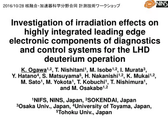 highly integrated leading edge  electronic components of diagnostics  and control systems for the
