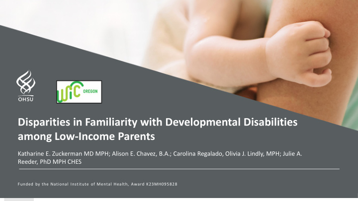 disparities in familiarity with developmental