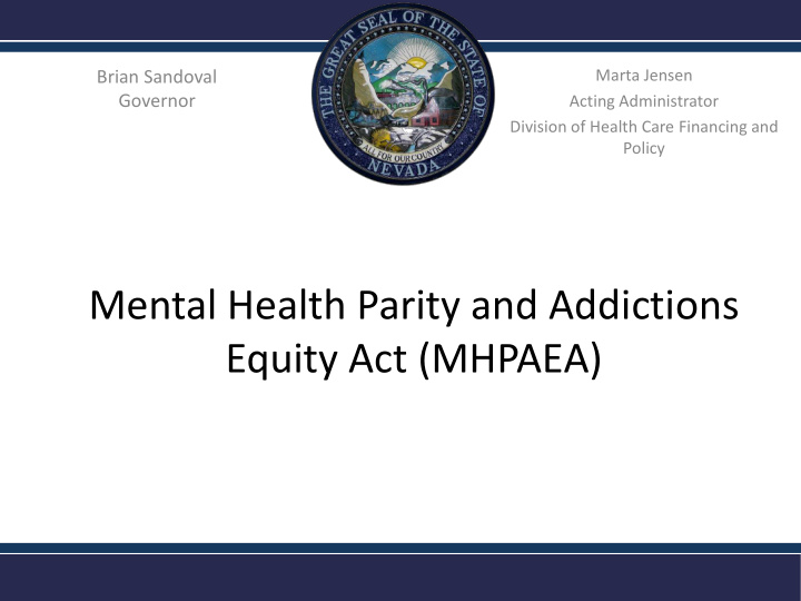 mental health parity and addictions equity act mhpaea