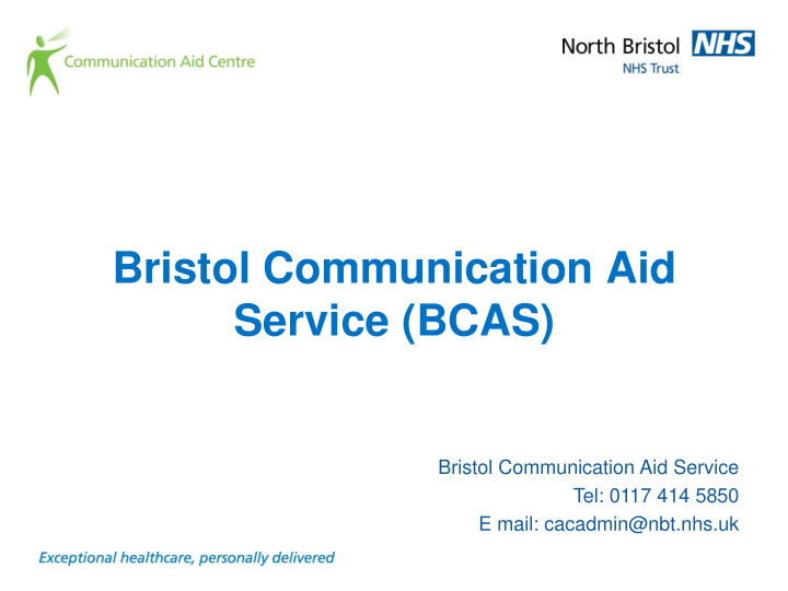 bristol communication aid service bcas bristol