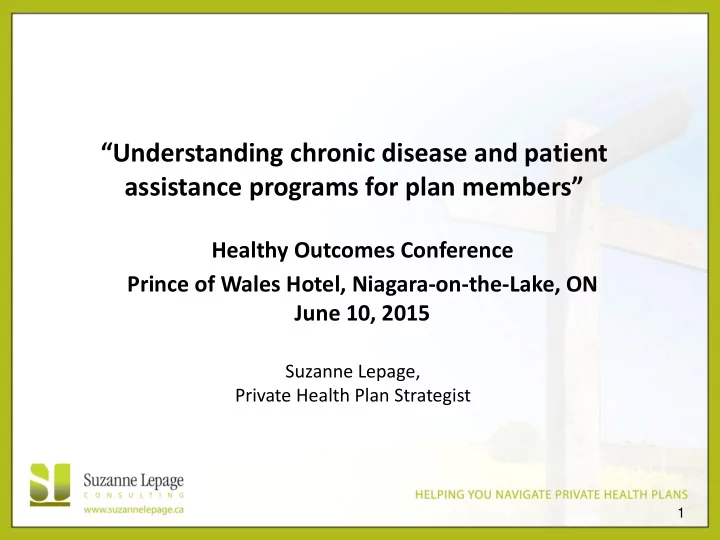 understanding chronic disease and patient
