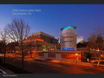 DGS Central Utility Plant  Sacramento, CA  South Elevation  24  0  72  48  Site Plan  Boilers