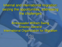 ambassador william swing director general international