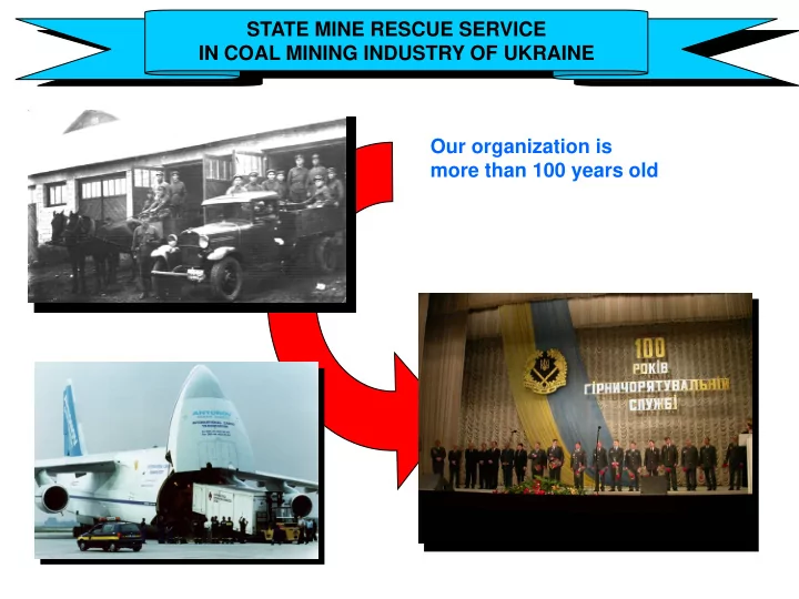 state mine rescue service in coal mining industry of