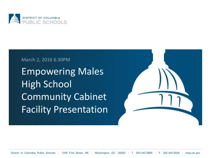 community cabinet