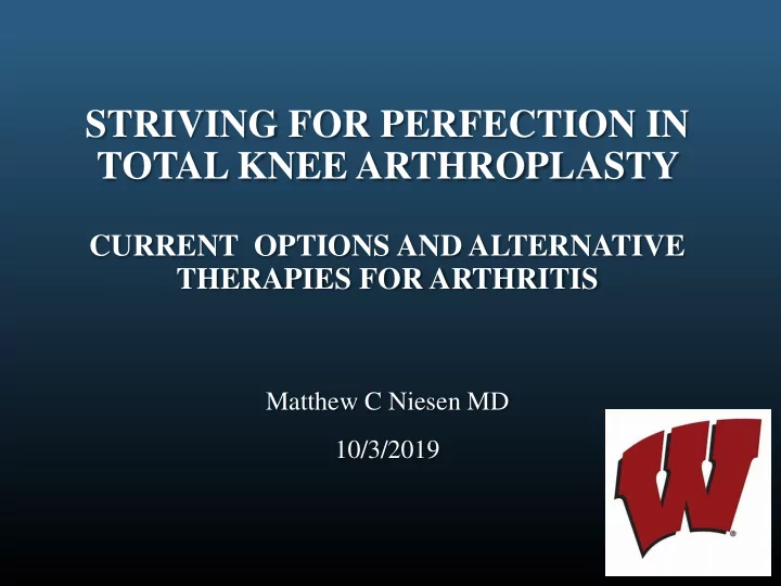 total knee arthroplasty