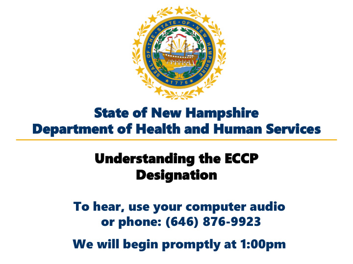 state state of of new hampsh new hampshire ire depar
