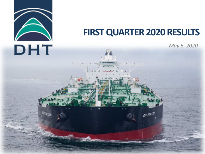 first quarter 2020 results