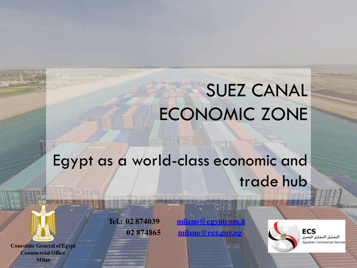 suez canal economic zone