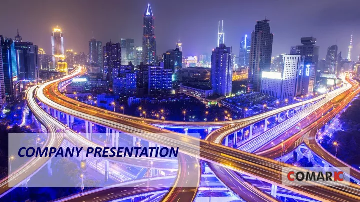 company presentation company presentation who we are