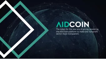 43%  www.aidcoin.co  =  TRANSPARENCY  www.aidcoin.co  AIDCOIN  AIDCHAIN  www.aidcoin.co  FEATURES