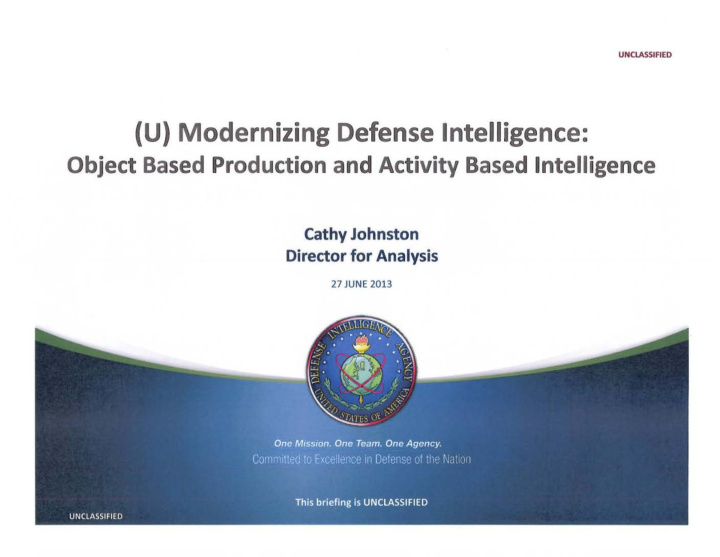 u modernizing defense intelligence