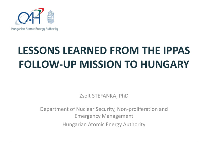 follow up mission to hungary