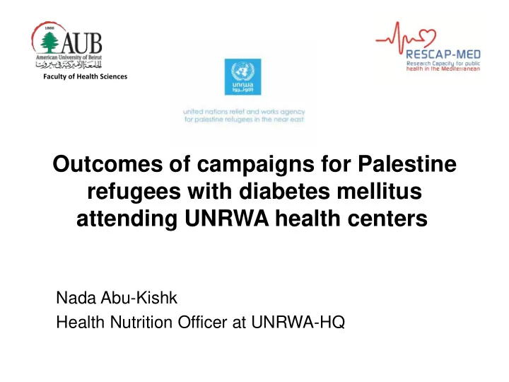 what is unrwa u nited n ations r elief and w orks a gency