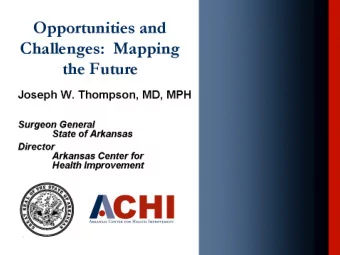 Arkansas Tobacco  Settlement Act of  2000  Arkansas Center for Health  Improvement ( 1999 Public