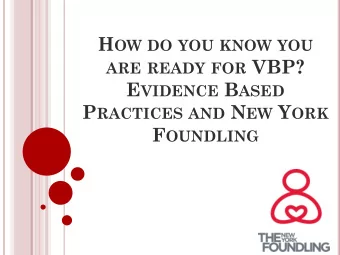 Credentials:  The New York Foundling (The Foundling) is  recognized as the industry pioneer with