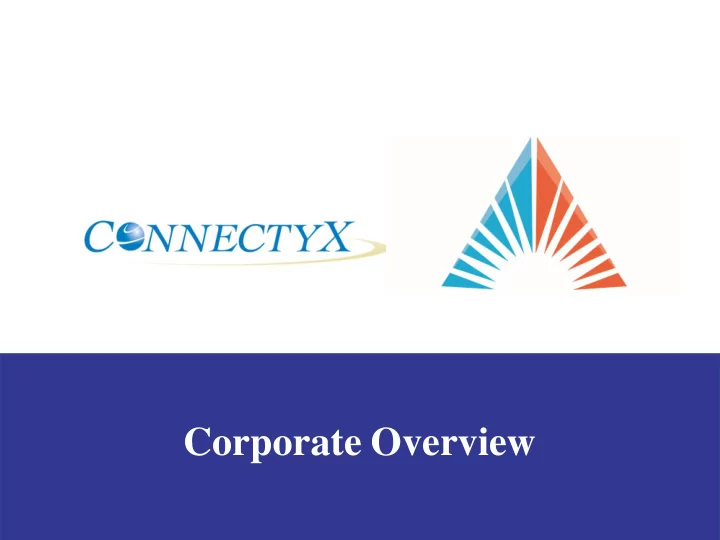 corporate overview