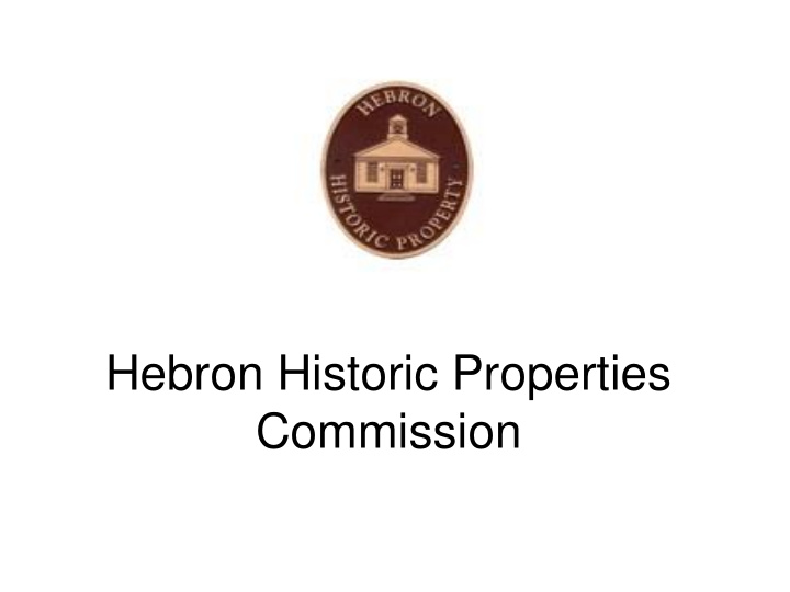 hebron historic properties