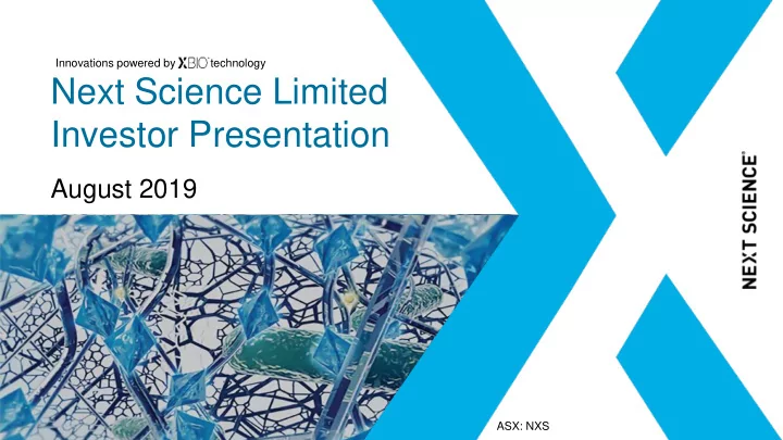 investor presentation