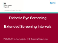 diabetic eye screening extended screening intervals