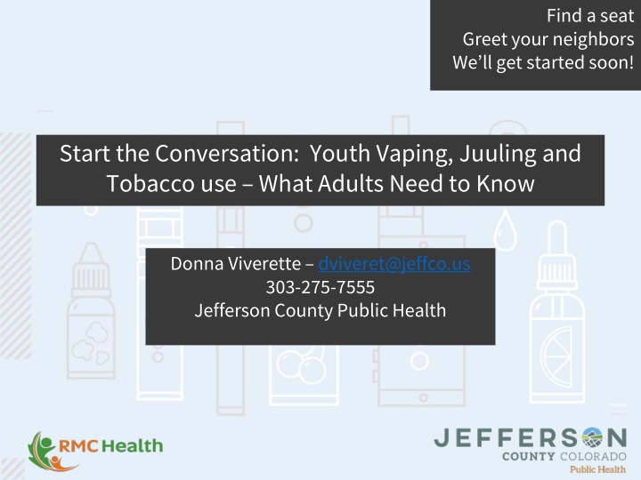 start the conversation youth vaping juuling and
