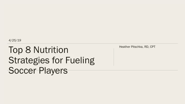 top 8 nutrition