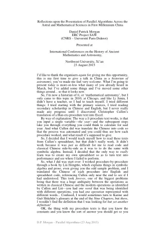 Reflections upon the Presentation of Parallel Algorithms Across the  Astral and Mathematical