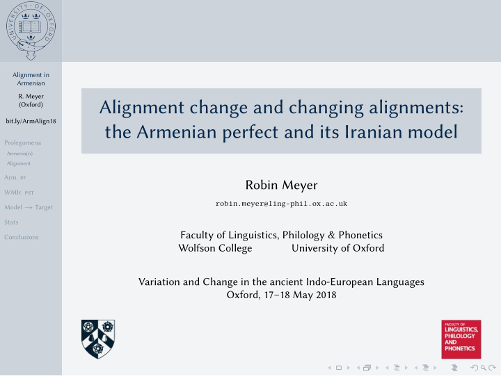alignment change and changing alignments the armenian