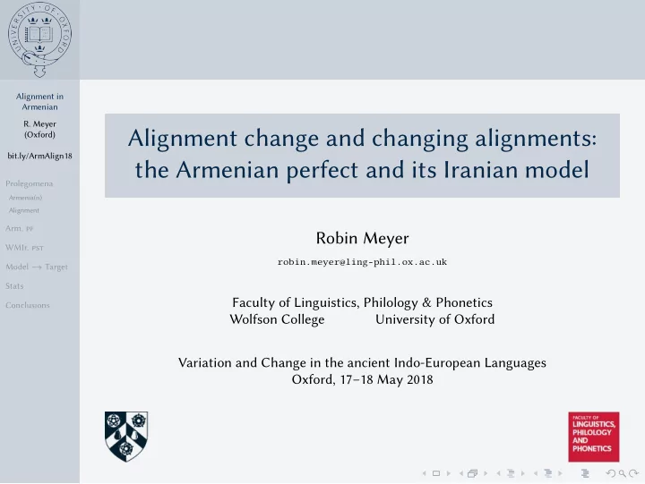 alignment change and changing alignments the armenian