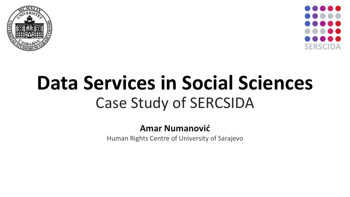 data services in social sciences