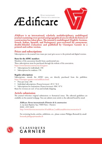 Prices and subscriptions  Subscriptions to the journal (two issues per year) give access to the