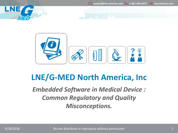 lne g med north america inc