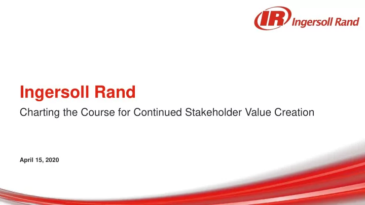 ingersoll rand