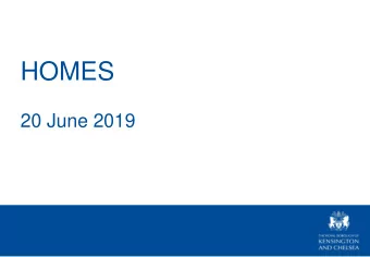 HOMES  20 June 2019  1.Minutes and Matters arising  2.Repairs Policy  3.Compensation  Agenda  4.TCC
