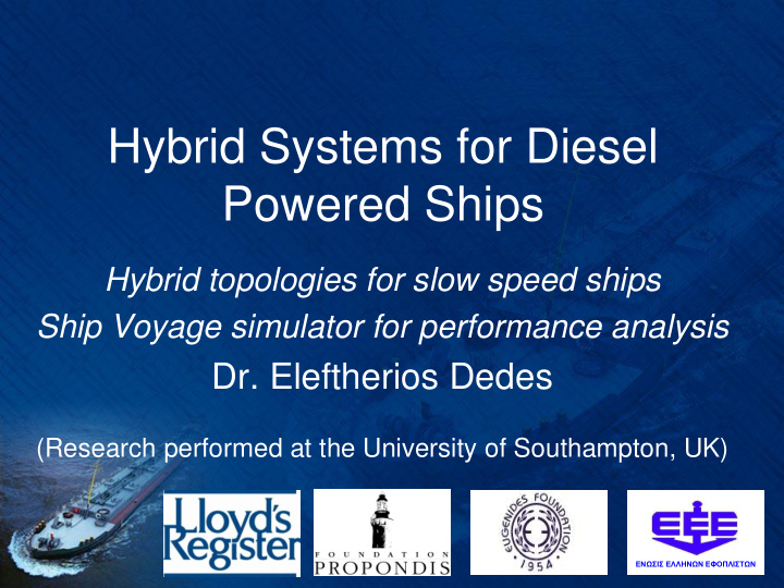 hybrid systems for diesel