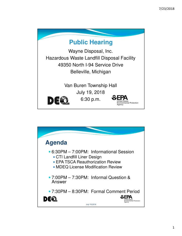 public hearing