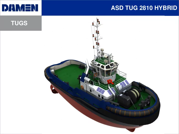asd tug 2810 hybrid