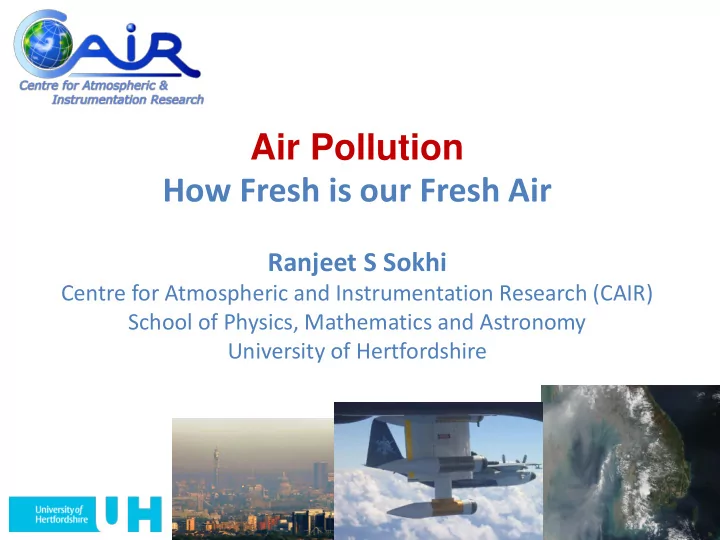how fresh is our fresh air