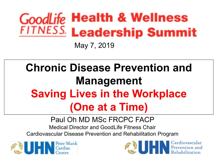 chronic disease prevention and management saving lives in
