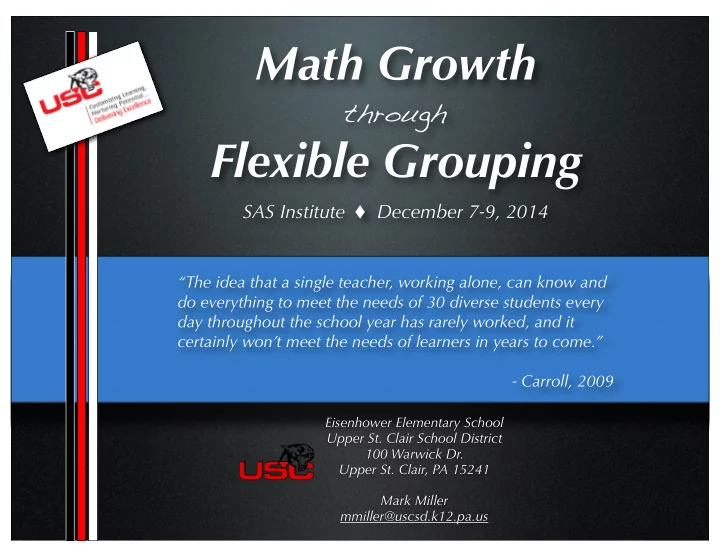 math growth