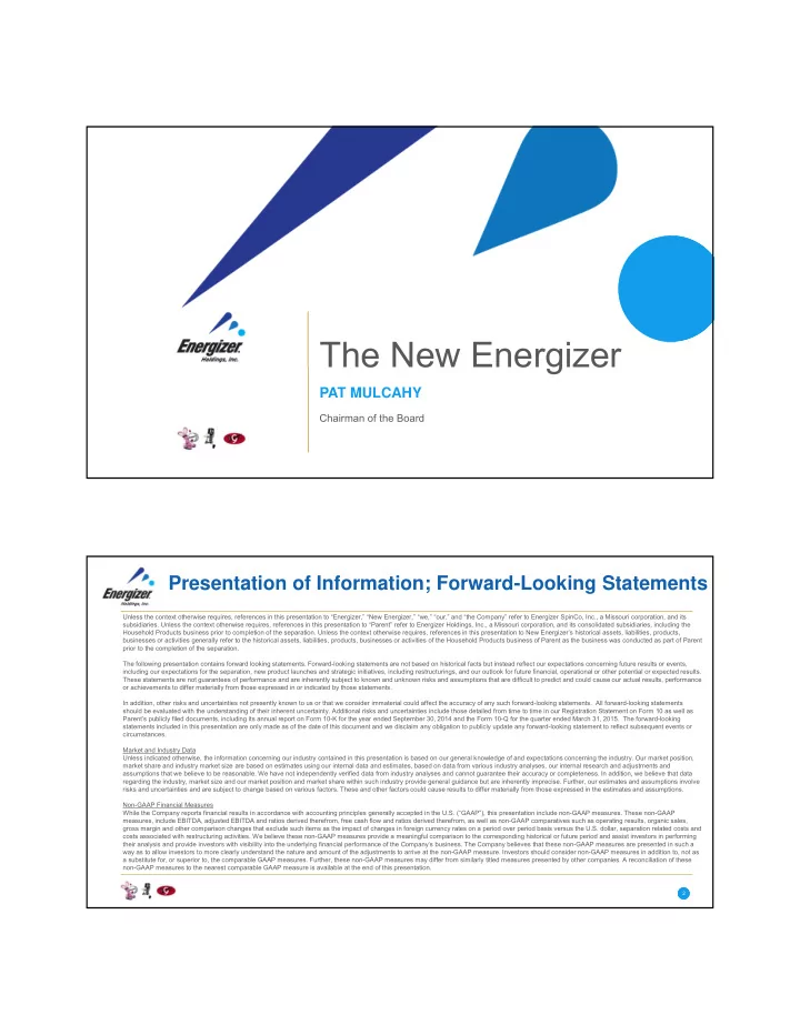 the new energizer